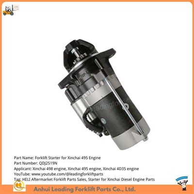 Peças do motor diesel Xinchai 495|Motor de partida de peças de empilhadeira OEM|Motor de partida para empilhadeira HELI CPCD25