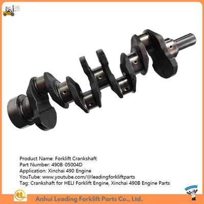 Peças do motor de empilhadeira HELI|Peças do motor Xinchai 490|Virabrequim para empilhadeira|490B-05004D
